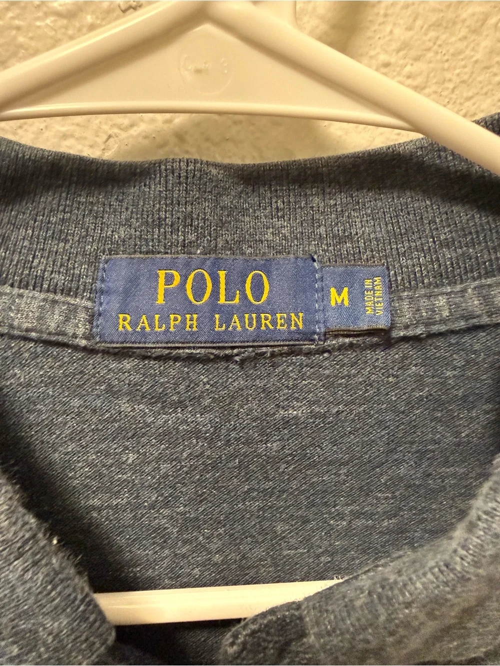 Polo By Ralph Lauren. The Iconic Mesh Polo In Classic Royal Heather W/Red Logo
